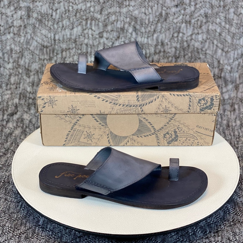Free People Navy Blue Sandals
